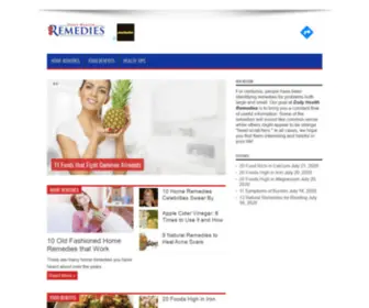 Dailyhealthremedies.com(Daily Health Remedies) Screenshot