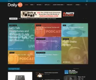 Dailyhifi.com(Daily HiFi) Screenshot