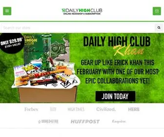 Dailyhighclub.com(Daily High Club #1 Subscription Box for Smokers) Screenshot