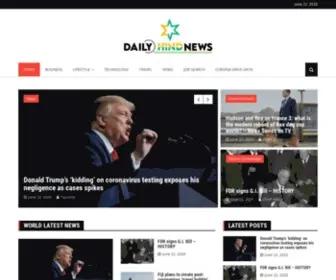 Dailyhindnews.com(Daily Hind News) Screenshot