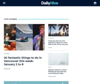 Dailyhive.com(Daily Hive) Screenshot