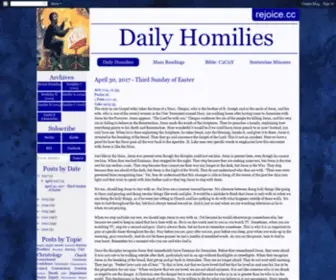 Dailyhomilies.org(Daily Homilies) Screenshot