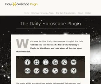 Dailyhoroscopeplugin.com(Dailyhoroscopeplugin) Screenshot