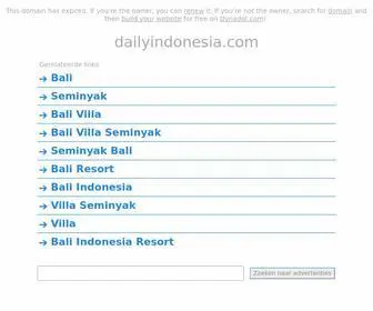 Dailyindonesia.com(Explore Indonesia Daily) Screenshot