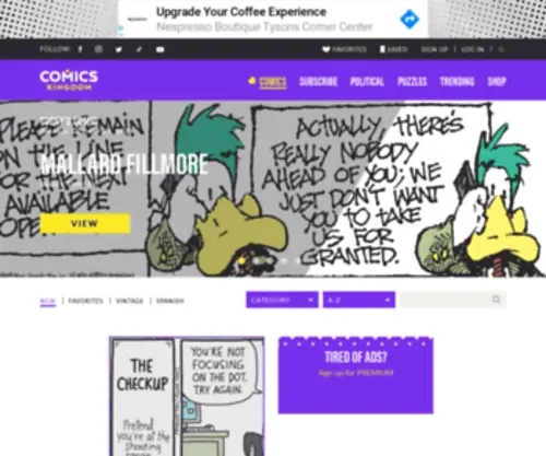 Dailyink.com(Comic Strips) Screenshot