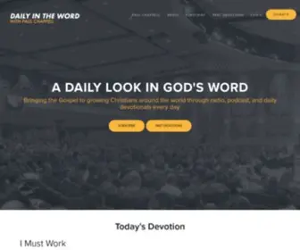 Dailyintheword.org(Daily in the Word) Screenshot