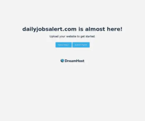 Dailyjobsalert.com(My Blog) Screenshot