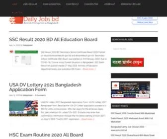 Dailyjobsbd.com(Daily Update Jobs Posting site in the Bangladesh) Screenshot