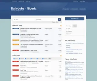 Dailyjobsnigeria.com(DailyJobs) Screenshot