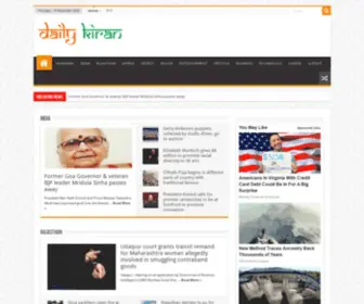 Dailykiran.com(Daily Kiran) Screenshot