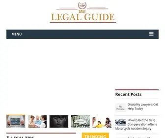 Dailylegalguide.com(Your Legal Tips & Needs) Screenshot