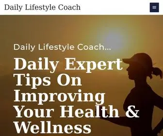 Dailylifestylecoach.com(Daily Health Tips) Screenshot