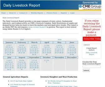 Dailylivestockreport.com(CME Daily Livestock Report) Screenshot