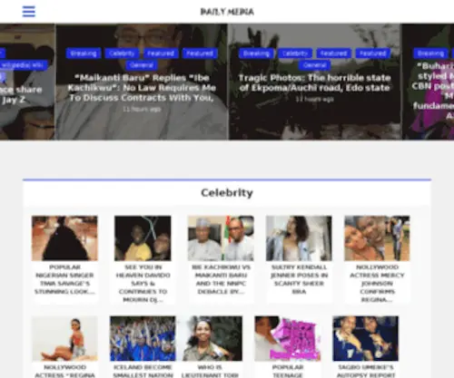 Dailymail.com.ng(Nigeria News and Entertainment) Screenshot