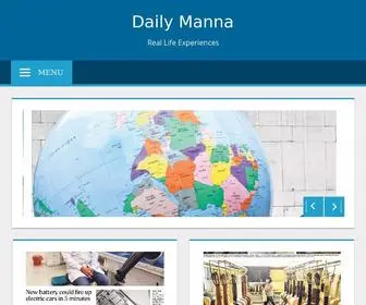 Dailymanna.blog(Real Life Experiences) Screenshot