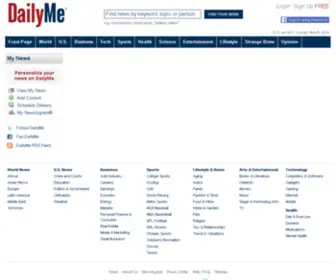 Dailyme.com(Front Page News from Leading Sources) Screenshot