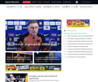 Dailymercato.com(Suivez l'actu foot et mercato en live) Screenshot