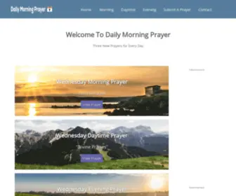 Dailymorningprayer.com(Daily Morning Prayer) Screenshot