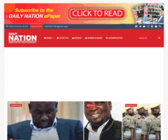 Dailynationzambia.com(Daily Nation) Screenshot