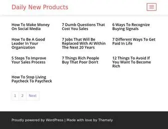 Dailynewproducts.net(Improve Your Business Skills) Screenshot