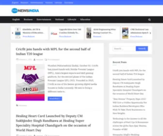 Dailynewsindia.co.in(Just another WordPress site) Screenshot