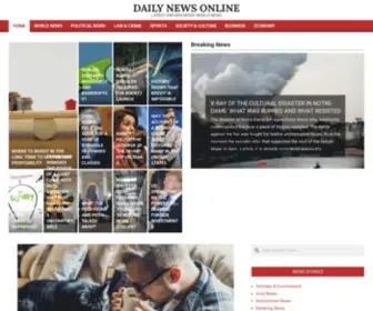 Dailynewsonline.com(Deze website) Screenshot