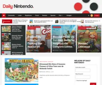 Dailynintendo.nl(Daily Nintendo) Screenshot