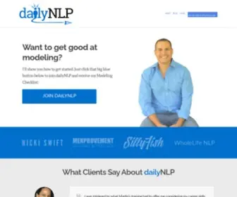 Dailynlp.com(Home of The Modeling Experience) Screenshot