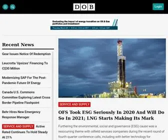 Dailyoilbulletin.com(The Daily Oil Bulletin (DOB)) Screenshot