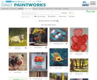 Dailypaintworks.com(DPW What's New) Screenshot