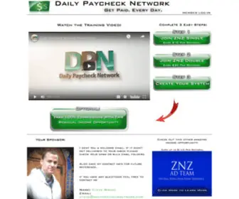 Dailypaychecknetwork.com(Daily Paycheck Network) Screenshot