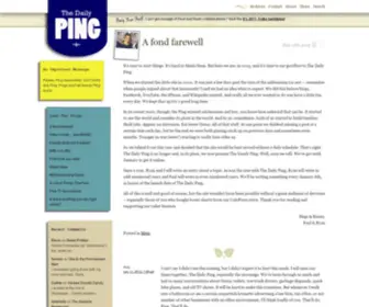 Dailyping.com(The Daily Ping) Screenshot