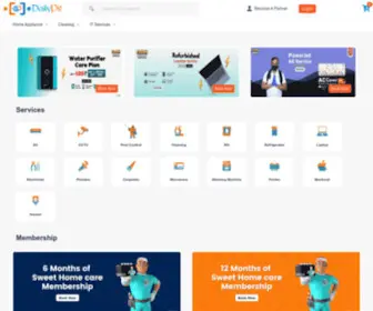 Dailypit.com(Doorstep repair service) Screenshot