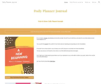 Dailyplannerjournal.com(Daily Planner Journal) Screenshot