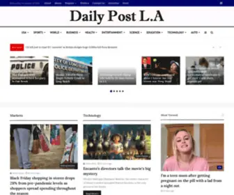 Dailypostla.com(Daily Post LA) Screenshot