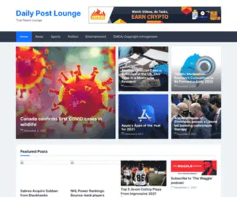 Dailypostlounge.com(Daily Post Lounge) Screenshot