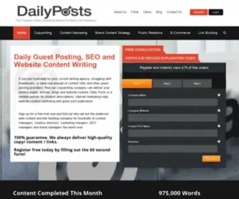 Dailyposts.co.uk(Home Services by Daily Posts) Screenshot