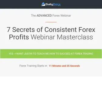 Dailypriceaction.com(Learn Simple Forex Trading Strategies That Work) Screenshot