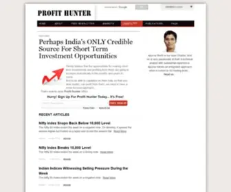 Dailyprofithunter.com(Perhaps India's ONLY Credible Source For Short Term Investment Opportunities) Screenshot