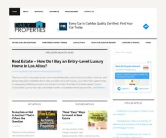 Dailyproperties.com(Real Estate & Mortgage News Daily Properties) Screenshot