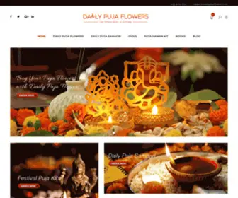 Dailypujaflowers.com(Buy Daily Puja Flowers Online) Screenshot