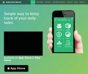 Dailysalesrecordapp.com(Daily Sales Record) Screenshot