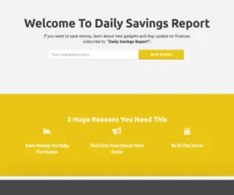 Dailysavingsreport.com(Mother Funnel Squeeze) Screenshot