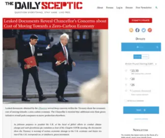 Dailysceptic.org(The Daily Sceptic) Screenshot