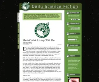 Dailysciencefiction.com(Daily Science Fiction) Screenshot