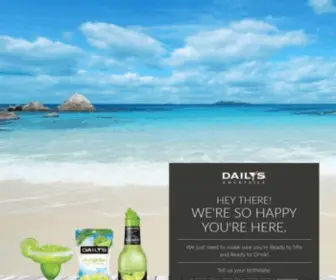 Dailyscocktails.com(Ready to drink daily's) Screenshot