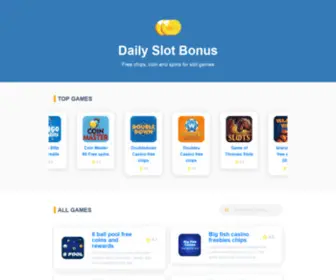 Dailyslotbonus.com(Daily Slot Bonus) Screenshot