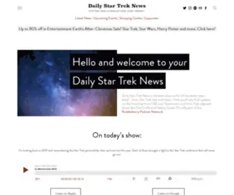 Dailystartreknews.com(Daily Star Trek News) Screenshot