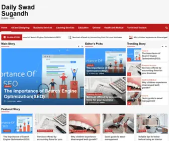 Dailyswadsugandh.com(Dubai) Screenshot