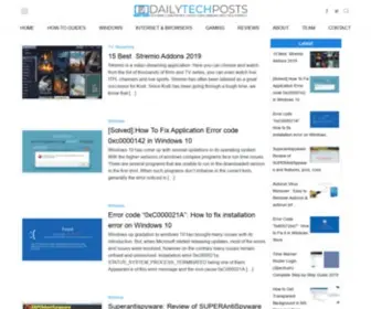 Dailytechposts.com(Daily Tech Posts) Screenshot